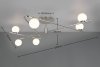 Lampa sufitowa dekoracyjny niklowany plafon w nowoczesnym stylu szklane klosze kule FLAMING 668900607 TRIO SELECT